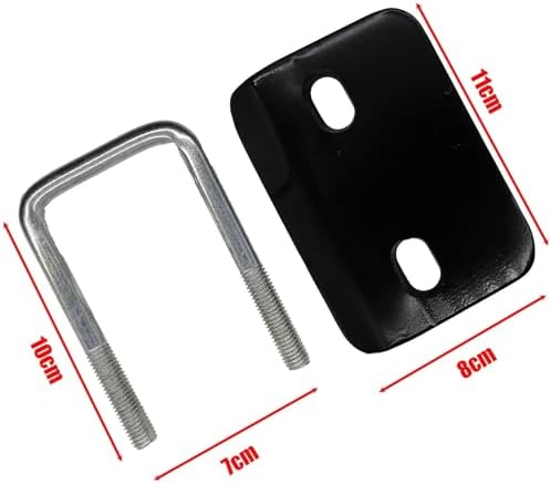 Hitch Tightener 2Pcs Universal U-Bolt Anti-Rattle Stabilizer Lock Heavy Duty - Image 2