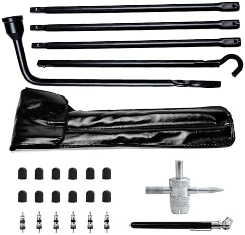 Spare Tire Removal Tool Kit Tire Lug Wrench Handle Fit by YQCSO