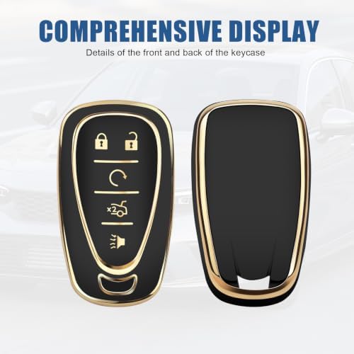 for Chevy Key Fob Cover, 5 Buttons TPU Key Cover - Image 4