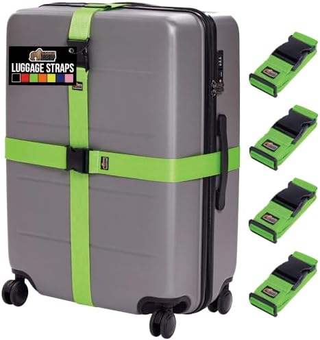 GORILLA GRIP Heavy Duty Luggage Straps by GorillaGrip