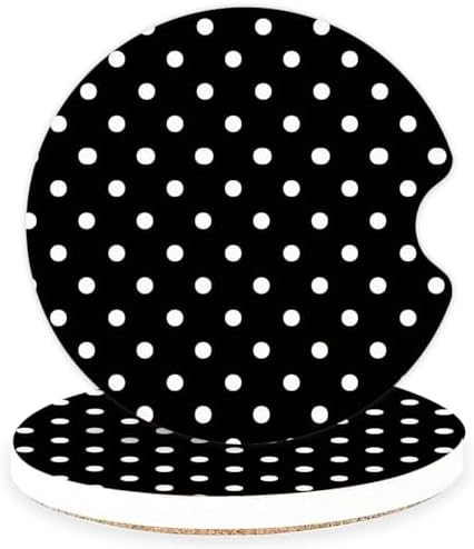 Ceramic Car Coasters – Absorbent Car Cup Holder Coaster Set by lethooly