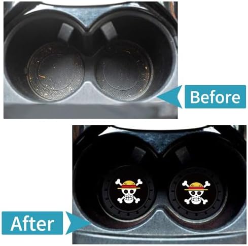 Cup Holder Insert Coaster for One Piece Anime Fans, Anti Slip Car Cup Coaster - Image 5