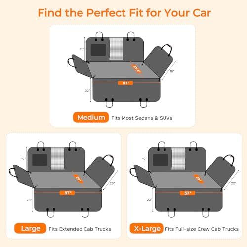 URPOWER XL Hard Bottom Dog Seat Cover - Image 5