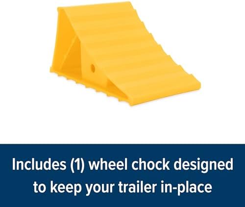 Camco Standard Wheel Chock for Trailers&RVs-Heavy Duty Trailer Wheel Chock - Image 5
