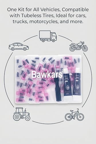 63 PCS Tire Repair Rubber Nails Kit - Image 6