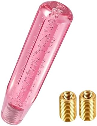 1 PC Car Shift Knob, 1.89 x 5.91 Inches Crystal Pink Acrylic Gear Shift Knob by Unknown