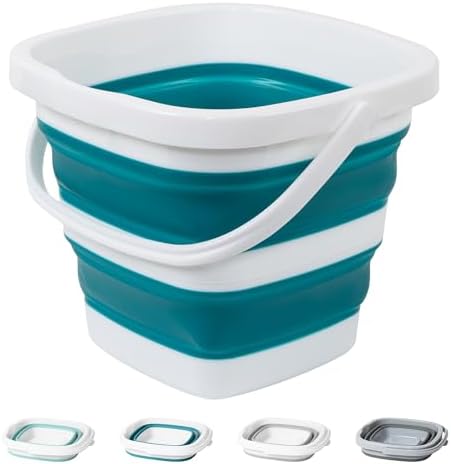 Collapsible Bucket, 1.32 Gallon 5L Small Mop Bucket by Tiawudi