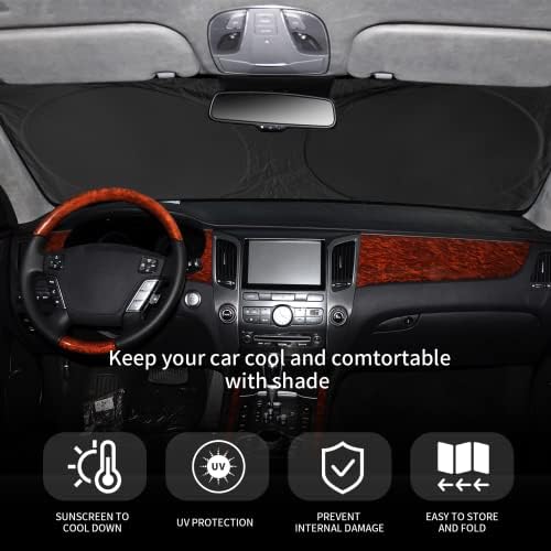 Windshield Sun Shade for Toyota RAV4 2019-2023 2024 2025 2026 Sun Visor - Image 4