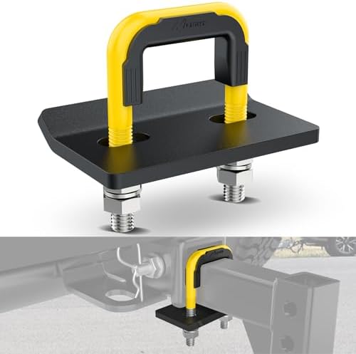 Nilight Trailer Hitch Tightener Anti-Rattle Yellow U-Bolt by Nilight
