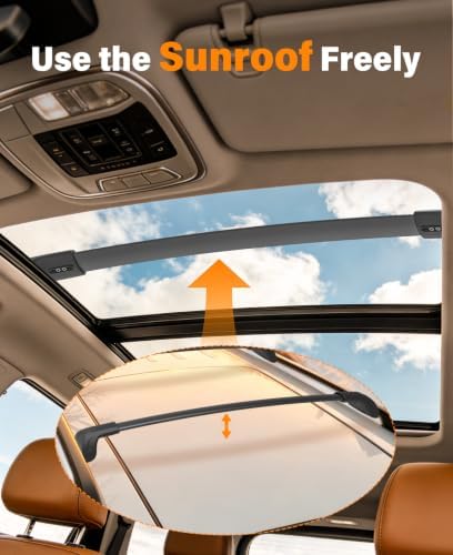Roof Rack Cross Bar fit for 2021-2026 Jeep Grand Cherokee L &Grand Cherokee - Image 4