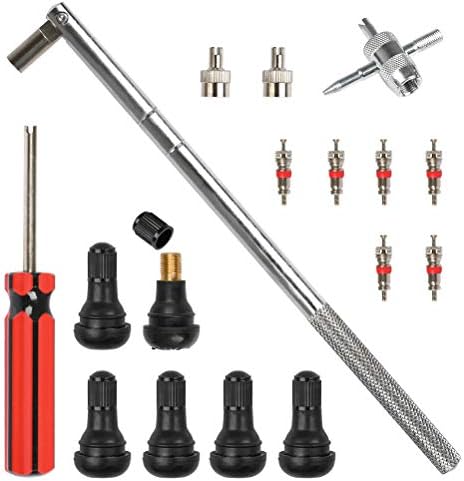 FOCCTS 17PCS Tire Valve Stem Tool Puller and Installer Kit, Single Head Tire by FOCCTS