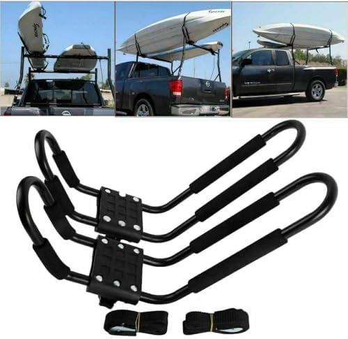 2pcs Roof Rack Mount Top Rail Crossbar Luggage Carrier Set Steel KKRRCCTJMFSTCR - Image 2