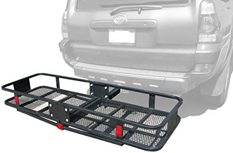 MaxxHaul 70103 500 lb. Capacity Steel Hitch Mount Folding Cargo Carrier Mesh by MaxxHaul