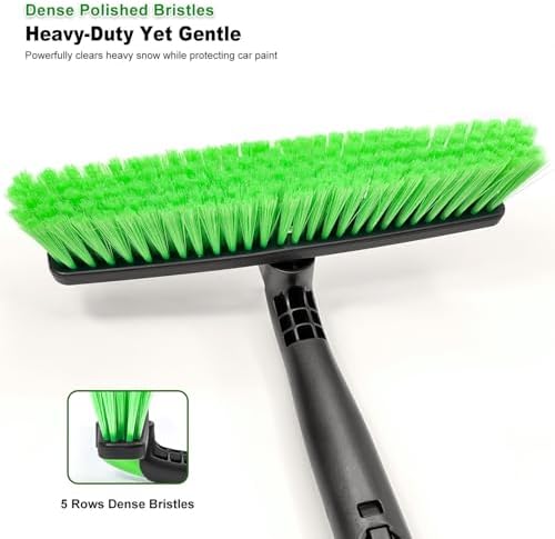 SEAAES 45 Inch Long Extendable Snow Brush - Image 3