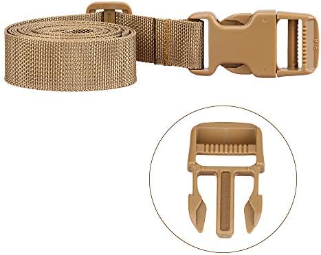 MAGARROW 78" x 1" Strap Buckle Packing Straps Adjustable 1-Inch Belt - Image 3