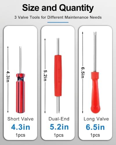 Riseuvo 64Pcs Tire Valve Stem Removal Tool Kit - Image 2