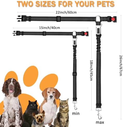 Vehicle Harnesses, 2 in1 Dog Belts - Image 3