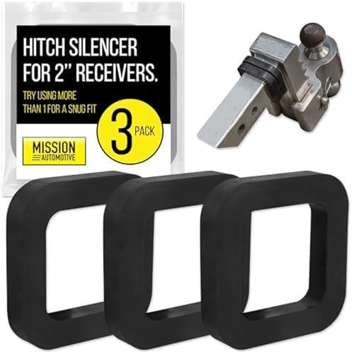 Mission Automotive 2 Inch Hitch Silencer Pads by MissionAutomotive