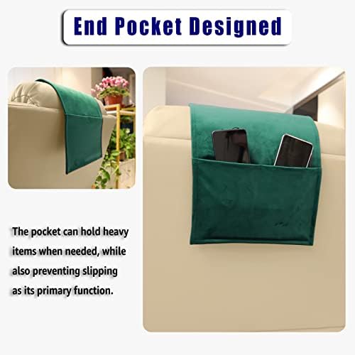 Velvet Recliner Headrest Pillow, Non-Slip Neck Support - Image 4