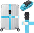 TSA Approved Luggage Straps by Linpr