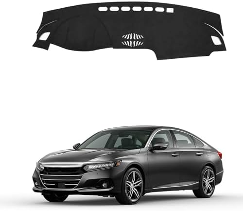 Dashboard Mat Cover for Honda Accord 2018 2019 2020 2021 2022 Nonslip Center by BOLTRY
