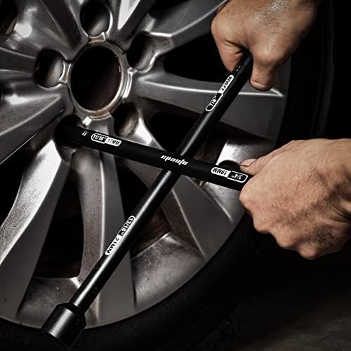 EPAuto 14" Heavy Duty Universal Lug Wrench, 4-Way Cross Wrench - Image 3