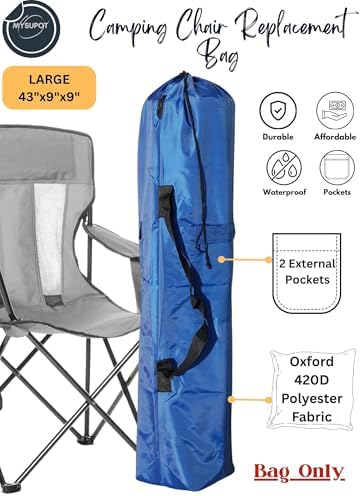 43"x9"x9" Replacement Bag for Folding Camping Chair, Camp Chairs, Yoga Mat - Image 2
