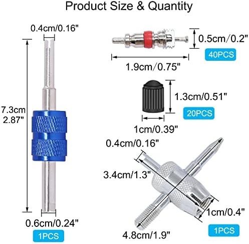 64PCS Tire Valve Stem Removal Tool Kit - Image 2