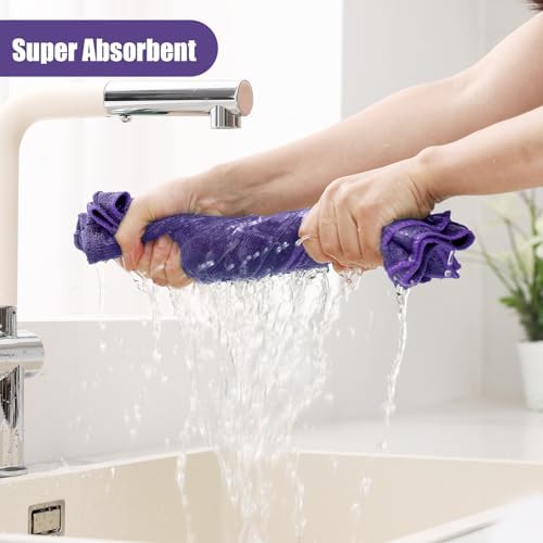 Homaxy Microfiber Kitchen Towels and Dishcloths Sets, 20 Pack - Image 3