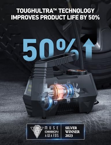 AstroAI H2 Pro Tire Inflator Portable Air Compressor Fully Upgraded Cordless - Image 3