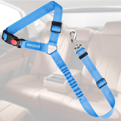 BWOGUE Dog Seat Belt for Car, Headrest Restraint Bungee Lead - Image 2