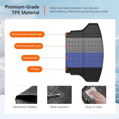 powoq Cargo Mat Trunk Mat Compatible - Image 5