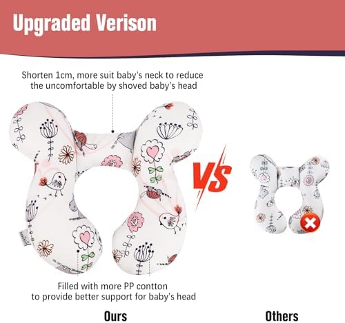 KAKIBLIN Baby Neck Pillow, Baby Support Pillow, Babies Head Pillows - Image 5