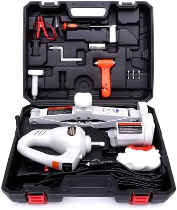 Trihelper Electric Car Jack 3 Ton 12V Scissor Jack by Trihelper