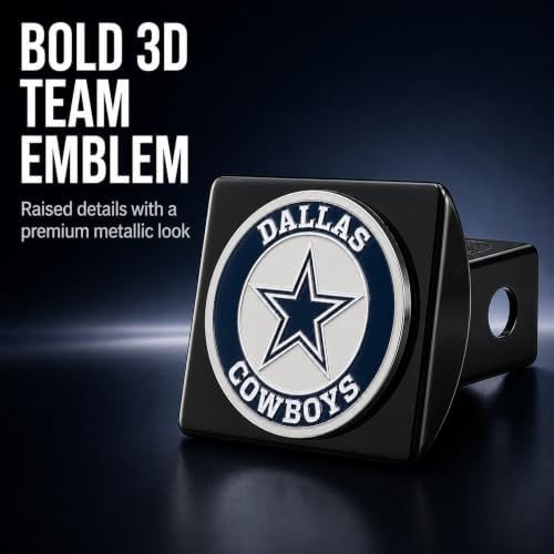 Dallas Cowboys Trailer Hitch Cover - Image 2