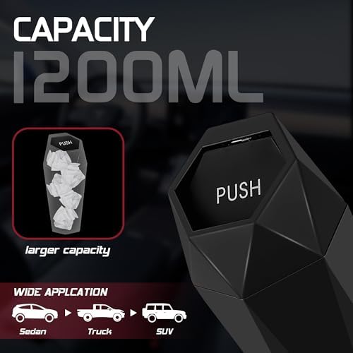 Car Trash Can with Lid, 30 Additional Trash Bags - Image 3