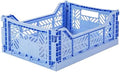 2 x AY-KASA - Midi-Box Collapsible Storage Bin Container Basket Tote, Folding by AYKASA