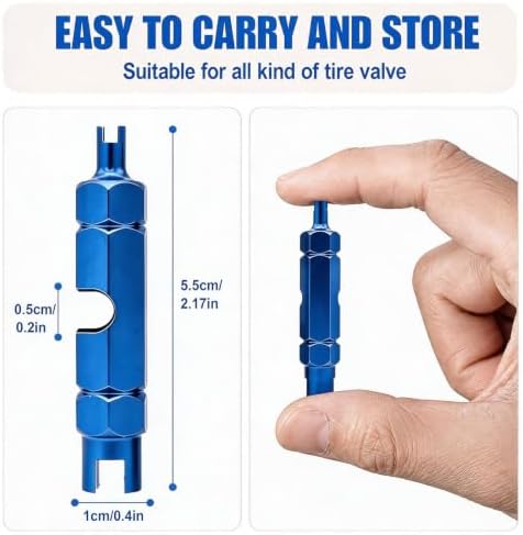2 Pack Bike Valve Core Removal Tool, Tubeless Tire Stem Remover - Image 2