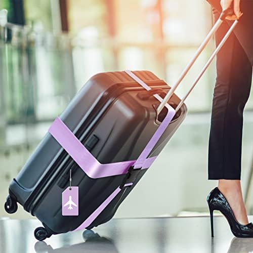 Weewooday 8 Pcs Luggage Straps Suitcase Tags Set - Image 5