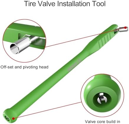 SUNSOUL 2-in-1 Tire Valve Stem Puller, 12 Inch Valve Stem Removal Tool - Image 3