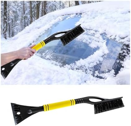 Car Snow Brush and Ice Scraper, Vehicle Windshield Scraper Deicer by Norkmdi