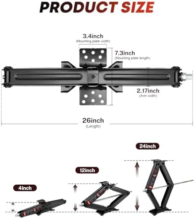 Kohree 8000 lbs RV Stabilizer Jacks 24", Heavy Duty - Image 6