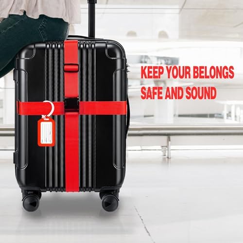 Gostwo 8 Pack Luggage Straps and Tags Set - Image 5
