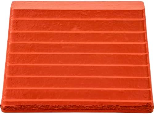 Buyers Products WC6810LP Heavy Duty Orange Rubber Wheel Chock - Image 2
