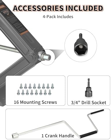 OULEME 6500 lbs RV Camper Scissor Jack - Image 4