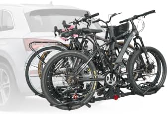 Young 4-Bike Rack Hitch Mount Platform Style Carrier by YoungElectric