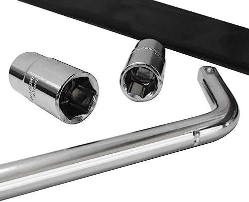 19" Universal Extended Lug Wrench 4 Way - Image 3