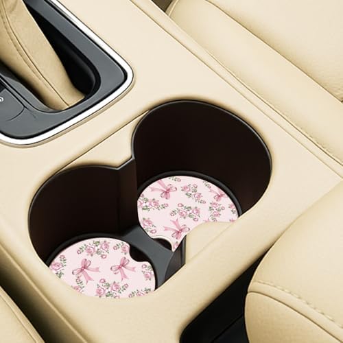 Ceramic Car Coasters – Absorbent Car Cup Holder Coaster Set - Image 5