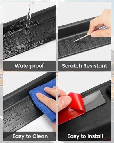 Door Sill Guards Kit Fits 2018-2026 Jeep Wrangler JL JLU Unlimited & JT - Image 4