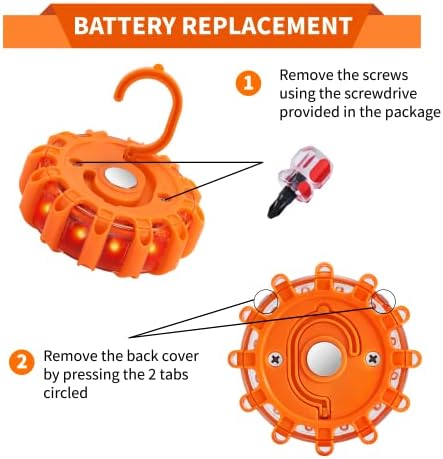 6 Pack LED Road Flare - Image 4